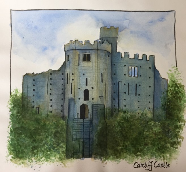 cardiff-castle-watercolor