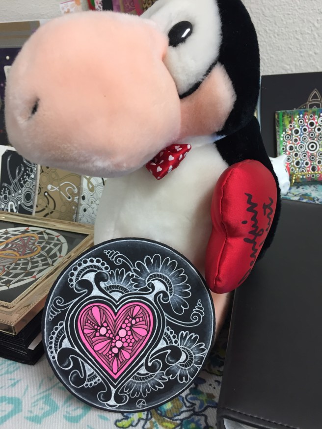 Penguin Lust Peeping Heart